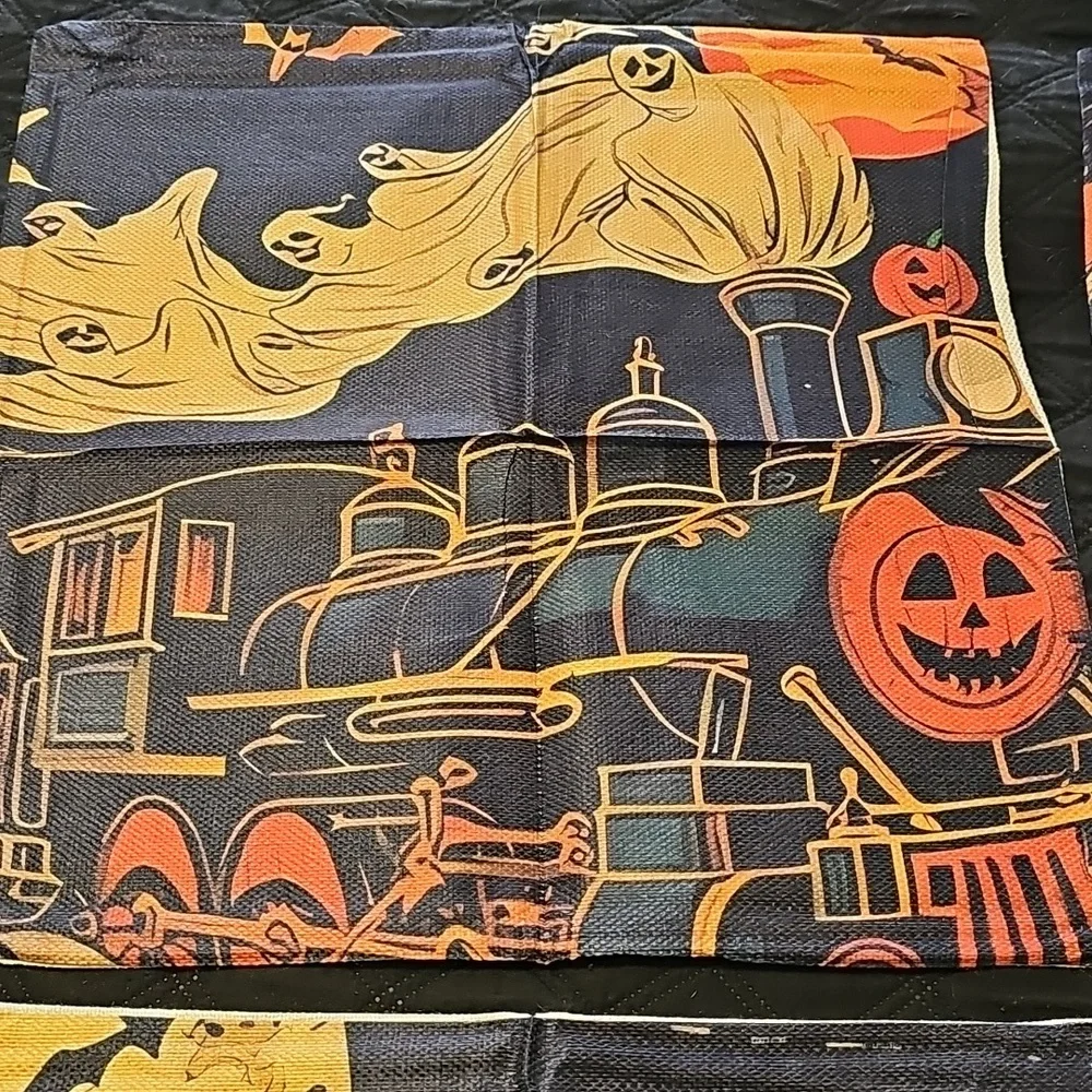 Nwt Halloween Themed Pillow Covers 18x18